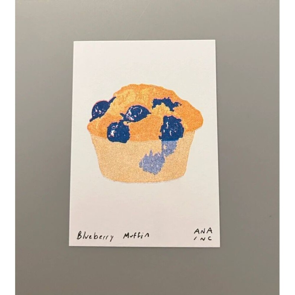 Ana Inciardi Mini Print - Blueberry Muffin